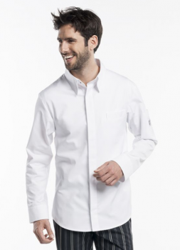 Chaud Devant Herren Chefkochhemd Chef Shirt White